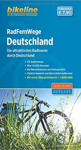 Stock image for Deutschland Radfernwege Attraktivsten Radtouren for sale by Ammareal