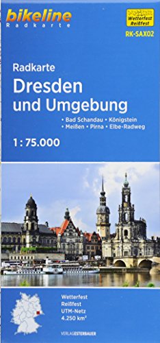 9783850005982: Dresden & surroundings cycling map (SAX02) (Radkarten)