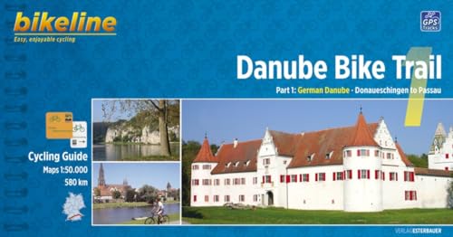 Stock image for Danube Bike Trail 1 Donaueschingen to Passau GPS for sale by SN Books Ltd