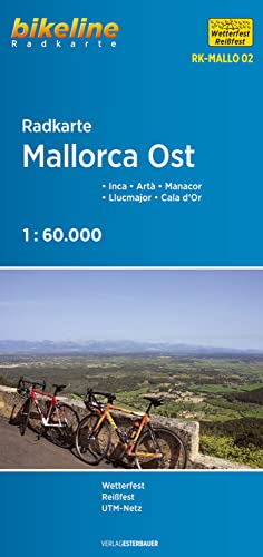 9783850006750: Mallorca East Cycle Map (2015): Inca - Art - Manacor - Llucmajor - Cala d'Or