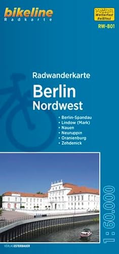 9783850009171: Berlin Northwest cycling tour map (2021): Berlin-Spandau - Lindow (Mark) - Nauen - Neuruppin - Oranienburg - Zehdenick, 1:60.000, wetterfest/reifest, GPS-tauglich mit UTM-Netz
