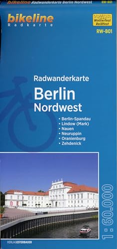 9783850009171: Berlin Northwest cycling tour map (B01)