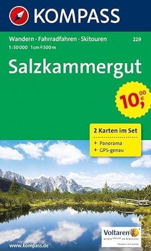 Salzkammergut 1 : 50 000: Wanderkarten-Set mit Naturführer in der Nylontasche. GPS-genau - Imported By Yulo Inc.