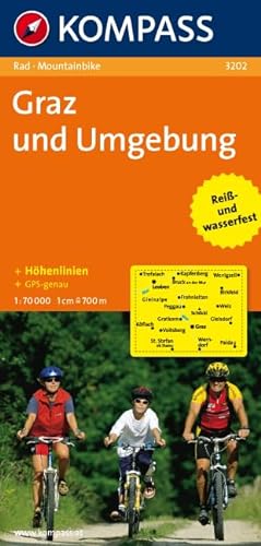 9783850261425: Graz und Umgebung 1 : 70 000: Rad- und Mountainbikekarte. Hhenlinien / GPS-genau