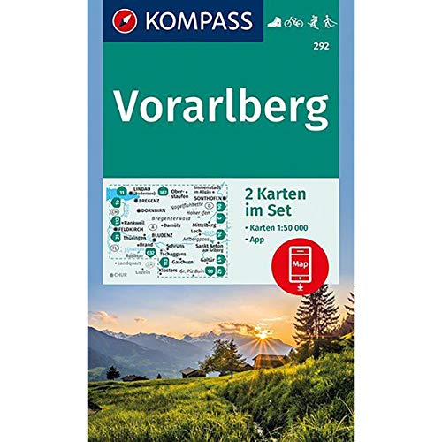 Vorarlberg: Wandern, Rad, Skitouren, GPS-genau  1:50000