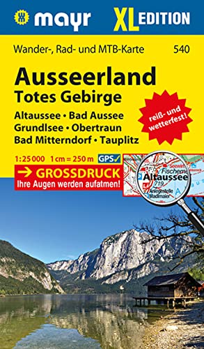 Beispielbild fr Ausseerland XL 1 : 25 000: Totes Gebirge - Altaussee - Grundlsee - Tauplitz. Wander-, MTB- und Toure zum Verkauf von medimops
