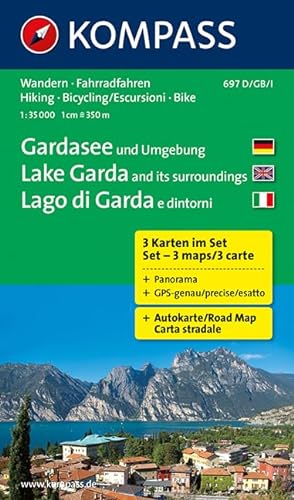 9783850263481: Carta escursionistica n. 697. Lago di Garda e dintorni 1:35.000. Adatto a GPS. Digital map. DVD-ROM