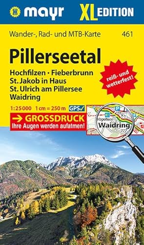 Stock image for Pillerseetal XL 1 : 25 000: Wander-, Rad- und Mountainbikekarte. GPS-genau for sale by medimops