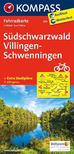 Stock image for Sdschwarzwald - Villingen - Schwenningen 1 : 70 000: Fahrradkarte. GPS-genau for sale by medimops