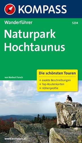 Beispielbild fr Naturpark Hochtaunus: Wanderfhrer mit Tourenkarten und Hhenprofilen zum Verkauf von medimops
