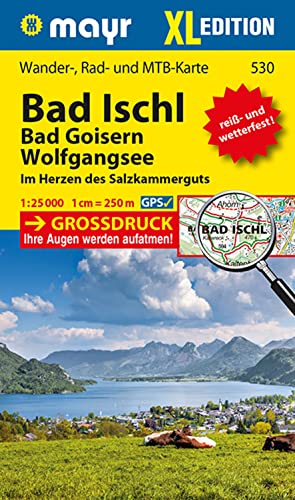 Beispielbild fr Bad Ischl - Bad Goisern - Wolfgangsee XL: Wander-, Rad- und Mountainbikekarte. GPS-genau. 1:25000 zum Verkauf von medimops