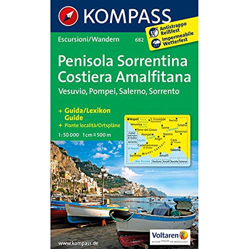 Beispielbild fr Penisola Sorrentina 682 wp kompass D/I/E/F: Wandelkaart 1:50 000 zum Verkauf von WorldofBooks