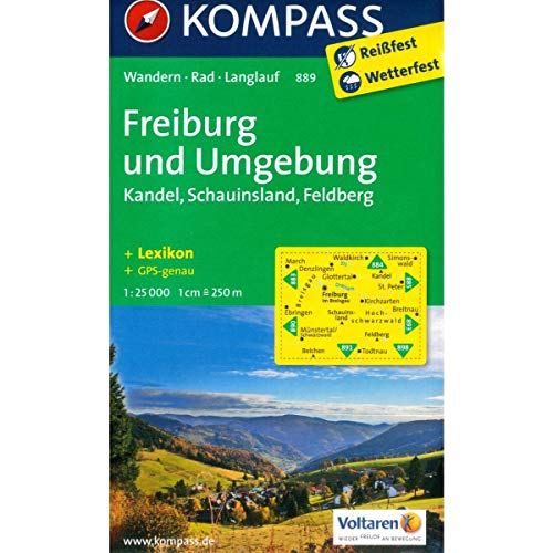 9783850268417: Freiburg und Umgebung - Kandel - Schauinsland - Feldberg 1 : 25 000