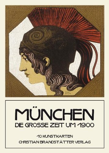 9783850332224: Mnchen - Die groe Zeit um 1900: 10 Kunstkarten. Die schnsten Karten des Jugendstils