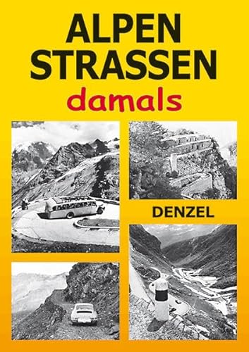 Alpenstraßen damals: Ein Bildband mit 353 historischen Fotos vom Kfz-Verkehr im Hochgebirge - Denzel Harald