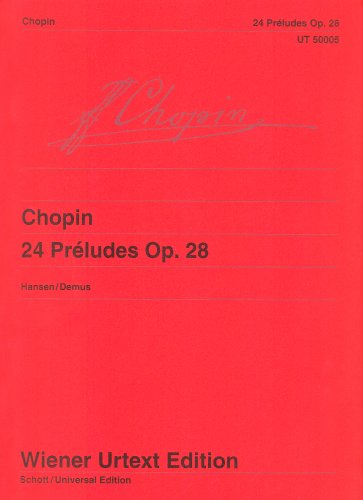 9783850550055: Prludes Op.28 - Piano
