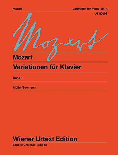 Stock image for Carl Fischer Mozart-Variations for Piano, Vol 1 for sale by Calliopebooks