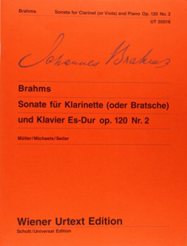 Beispielbild fr Clarinet Sonata Op. 120 No. 2 - Eb zum Verkauf von Blackwell's