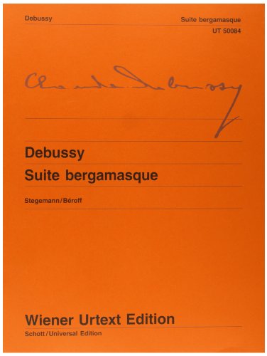 9783850550819: Suite bergamasque: Edit d'apr'es l'edition princeps. piano.