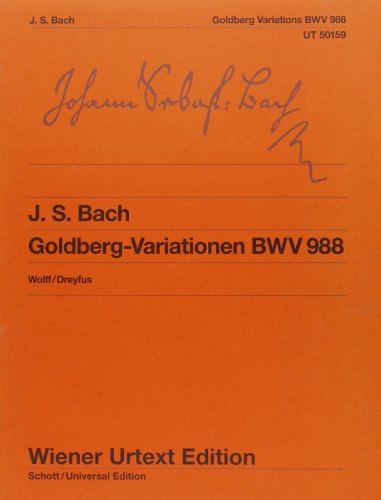 9783850555678: Goldberg Variations: After the 'Neue Bach-Ausgabe'. BWV 988. piano.