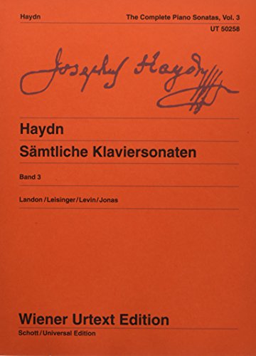 Haydn: Complete Piano Sonatas - Volume 3 (Vol. 3) (9783850556552) by Landon, Christa