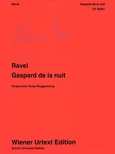 9783850556590: Gaspard de la nuit: 3 pomes pour piano d'aprs Aloysius Bertrand. piano.
