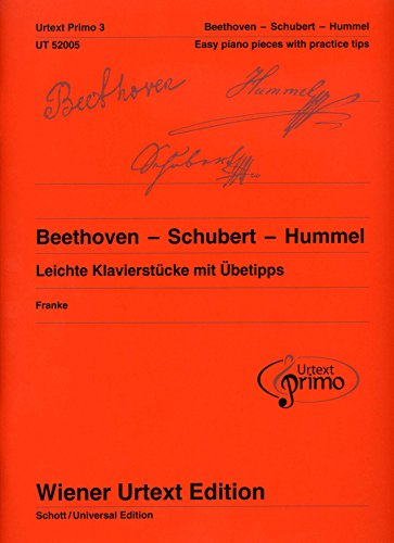 9783850557528: Beethoven - schubert - hummel band 3 piano (Wiener Urtext Primo)