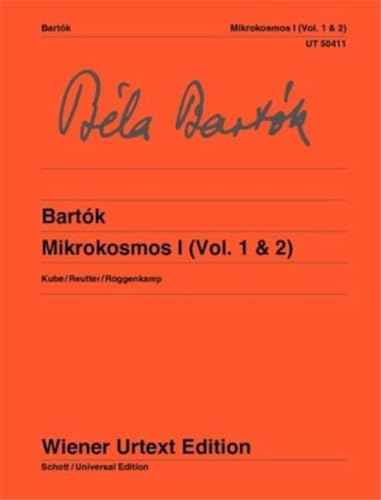 Stock image for Mikrokosmos: Nach den Quellen hrsg. von Michael Kube und Jochen Reutter. Fingerstze: Bla Bartk. Hinweise zu Studium und Interpretation von Peter . 1 & 2). Klavier. (Wiener Urtext Edition) for sale by Revaluation Books