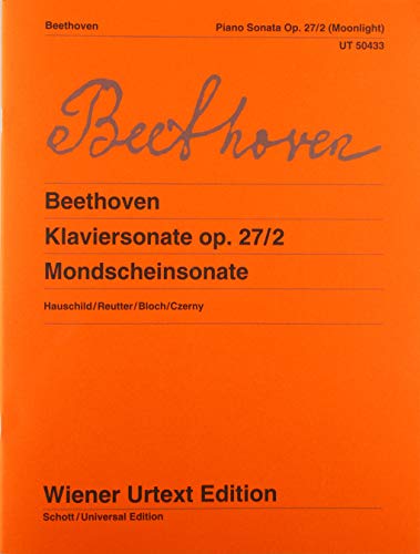 9783850557955: Piano Sonata (Moonlight): New edition. op. 27/2. piano. (Wiener Urtext Edition)