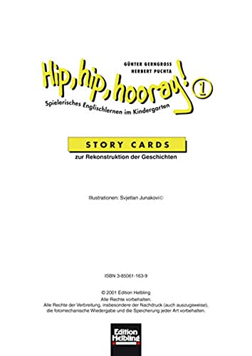 Imagen de archivo de Hip, hip, hooray 1. Story Cards a la venta por medimops