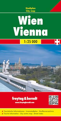 Stock image for Vienna, Austria Map (French and German Edition) for sale by SecondSale