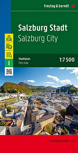 Stock image for Salzburg Map (Maps & Atlases): Stadskaart 1:7 500 / 1:15 000 for sale by WorldofBooks