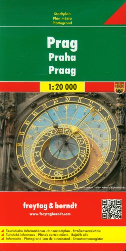 Beispielbild fr Prague 1:20, 000 (Maps & Atlases): Citymap 1:20 000: Stadskaart 1:20 000 zum Verkauf von WorldofBooks