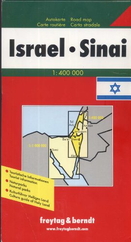 9783850842242: Israel and Sinai 1:400, 000 (2006)