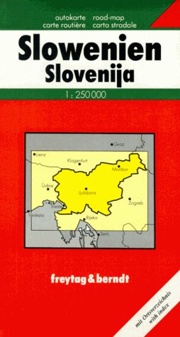 Beispielbild fr Slowenien 1 : 250 000. Freytag- und Berndt Autokarte. Mit Ortsverzeichnis: With Cultural Guide zum Verkauf von medimops