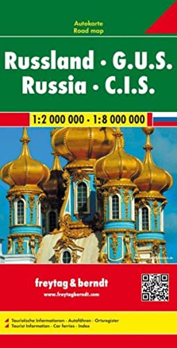 Imagen de archivo de Russia/CIS Map (English, French, Italian, German and Russian Edition) a la venta por Half Price Books Inc.