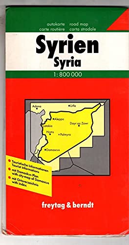 9783850842389: Freytag Berndt Autokarten, Syrien: With City Maps of Damascus (Freytag u. Berndt Stadtplne/Autokarten)