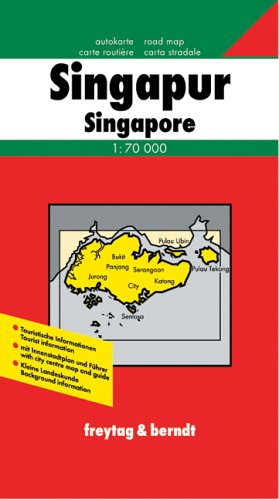 Singapore and Singapore City Map (English, French, Italian and German Edition) (9783850842440) by Freytag & Berndt