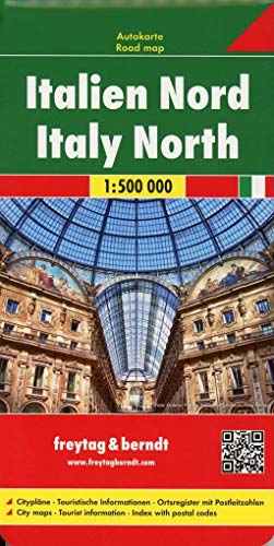 Italy, Northern Map (English, French, Italian and German Edition) (9783850842600) by Freytag & Berndt