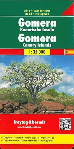 Imagen de archivo de Gomera (Road Map): Kanarische Inseln. Auto- und Wanderkarte a la venta por WorldofBooks