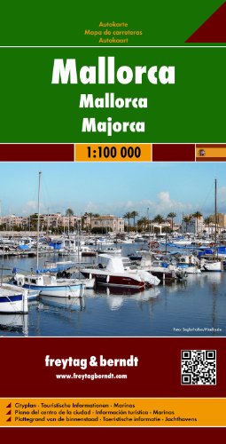 9783850843126: Majorca: Road Map (Country Road & Touring): Cityplan. Touristische Informationen. Marinas