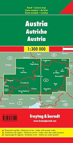 Freytag Berndt Autokarten, Österreich - Maßstab 1:300 000 - Freytag-Berndt und Artaria KG