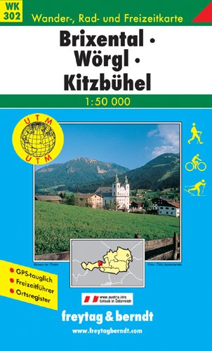 Brixental/Worgl/Kitsbuhe l Kitzbuehl (WANDERKARTEN) - Freytag-Berndt Und Artaria