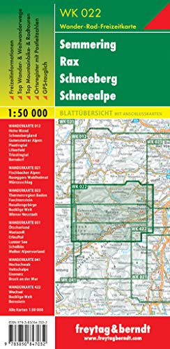 Beispielbild fr Semmering, Rax, Schneeberg, Schneealpe GPS zum Verkauf von Blackwell's