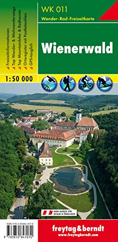 Beispielbild fr Vienna Woods Hiking + Leisure Map 1:50 000: Wandel- en fietskaart 1:50 000 zum Verkauf von WorldofBooks