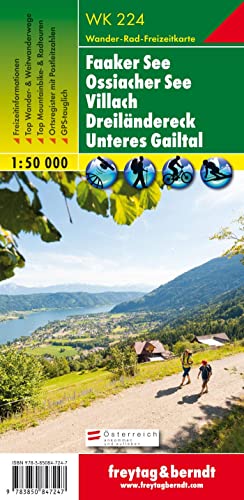 9783850847247: Carte de randonne : Faaker See, Villach, Unteres Gailtal