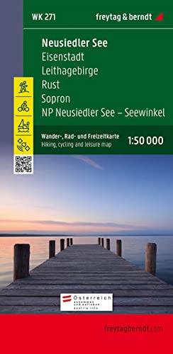 Beispielbild fr Freytag Berndt Wanderkarten, WK 271, Neusiedler See-Eisenstadt-Leithagebirge-Rust-Sopron -Seewinkel Nationalpark, GPS - Mastab 1:50 000: Mit Radwanderrouten zum Verkauf von medimops