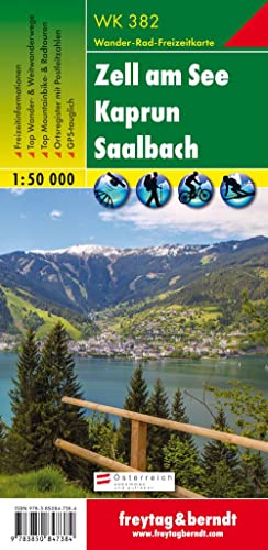 Beispielbild fr Hiking Maps of the Austrian Alps: Zell Am See, Kaprun, Saalbach: Wandel- en fietskaart 1:50 000 zum Verkauf von WorldofBooks