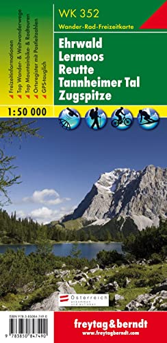 Beispielbild fr Freytag Berndt Wanderkarten, WK 352, Ehrwald - Lermoos - Reutte - Tannheimer Tal, 360 Panorama Fotos, GPS, UTM - Mastab 1:50 000 zum Verkauf von medimops