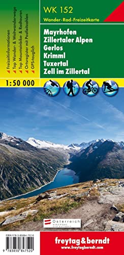 9783850847520: Mayrhofen 1:50.000: Wandel- en fietskaart 1:50 000 (Wander Karte)